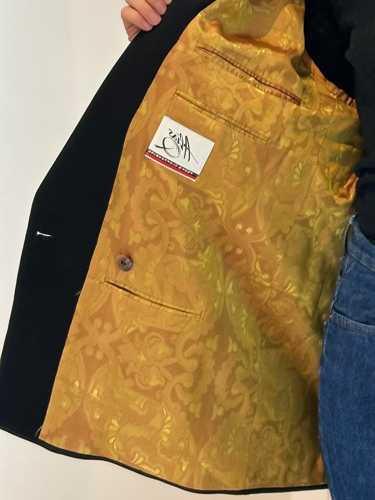 Vintage Black Blazer L/XL