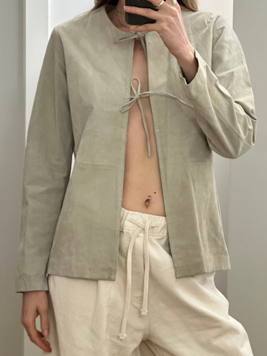Vintage Suede Leather Jacket S