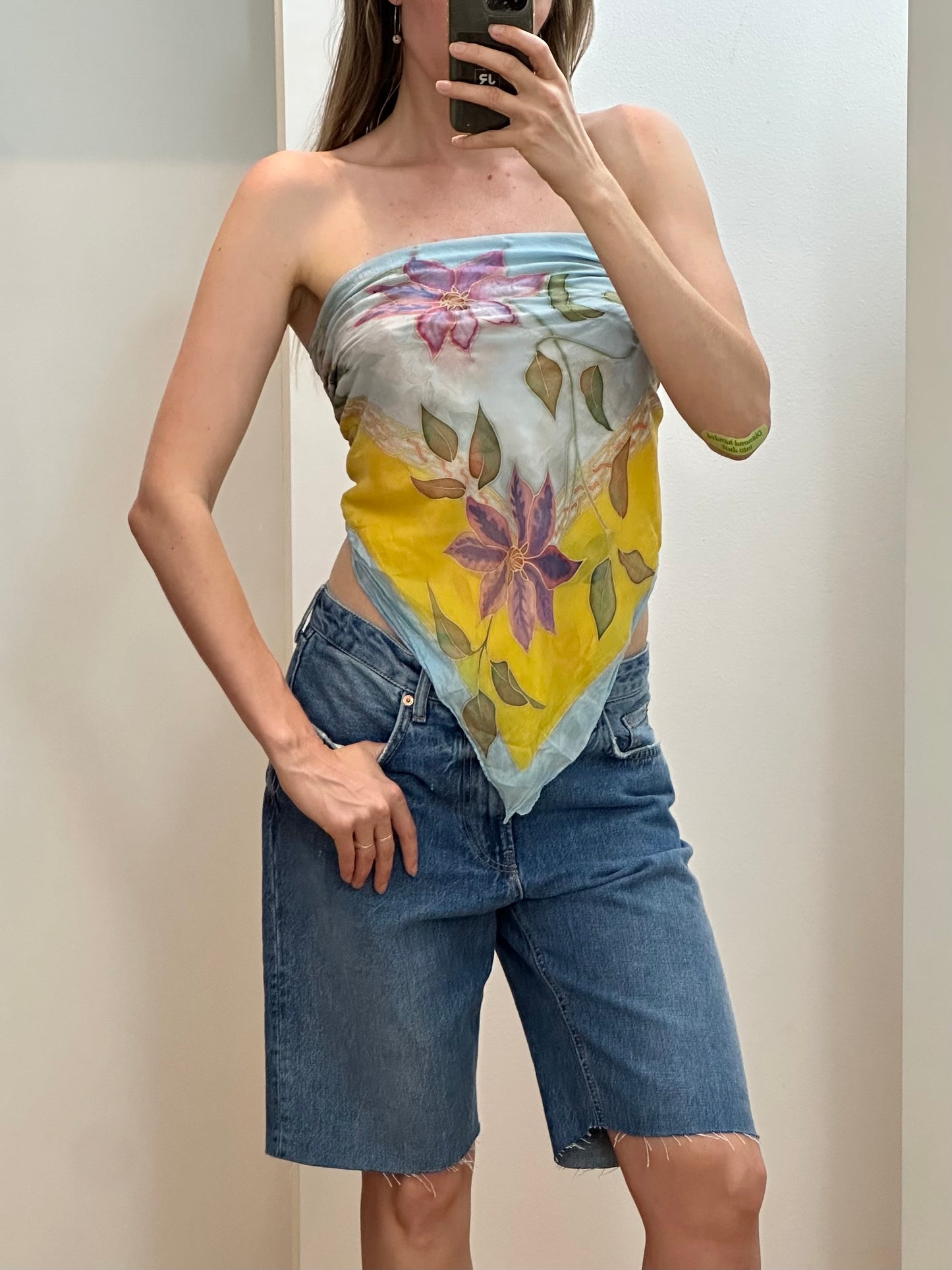 Floral Silk Scarf