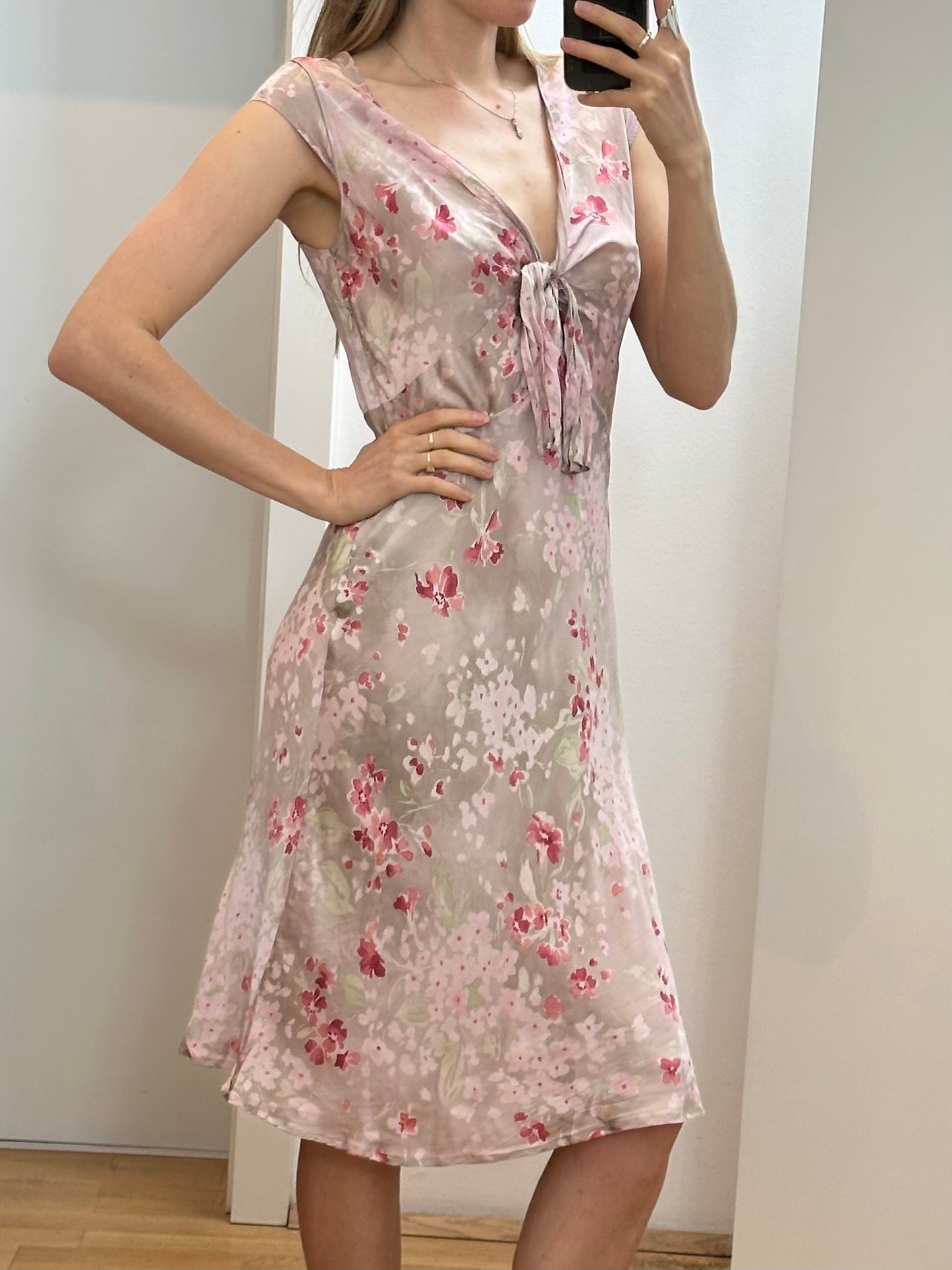 Vintage 100% Silk Dress M
