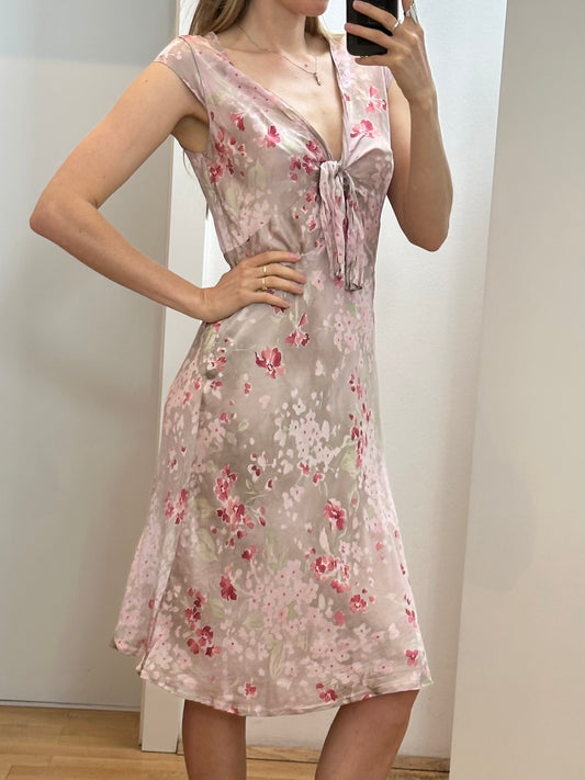 Vintage 100% Silk Dress M