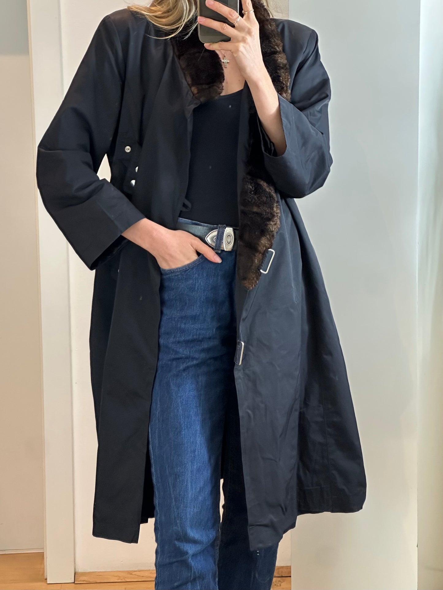 Vintage Trench Coat M/L