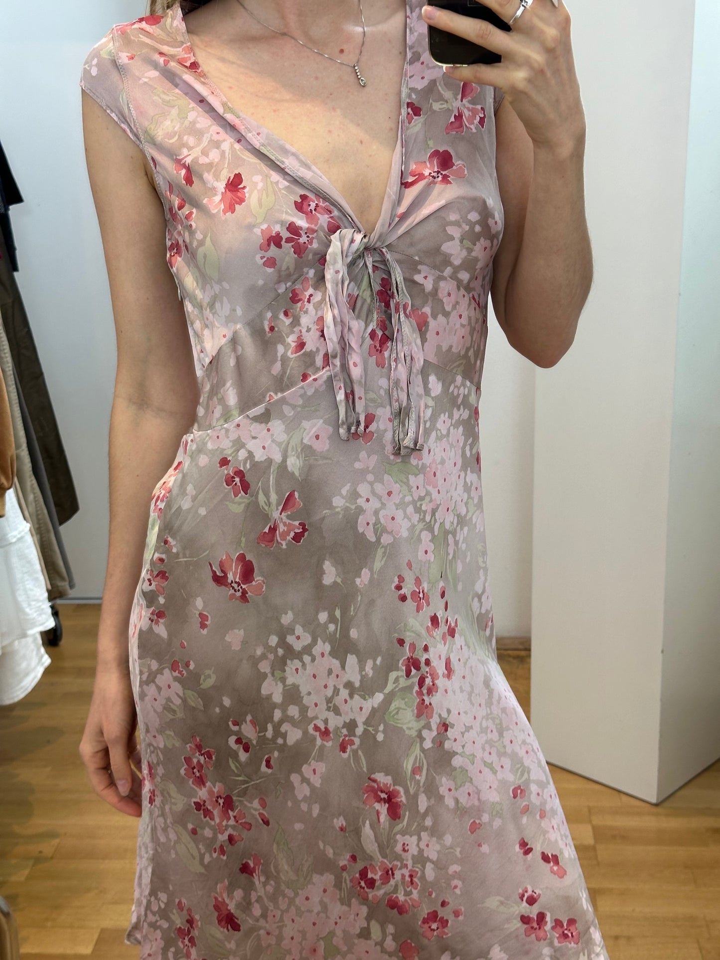 Vintage 100% Silk Dress M
