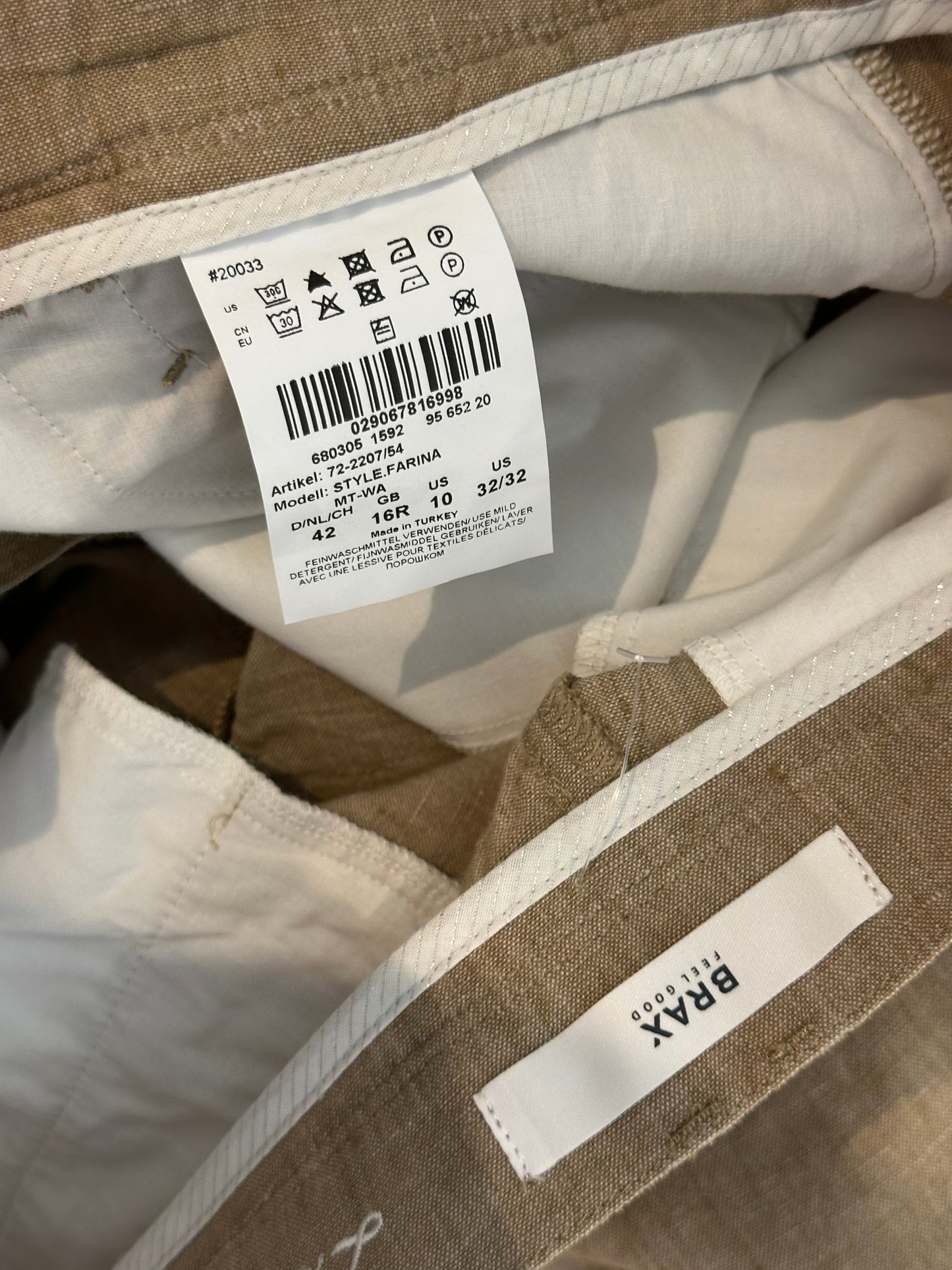 Brax Linen Trousers L
