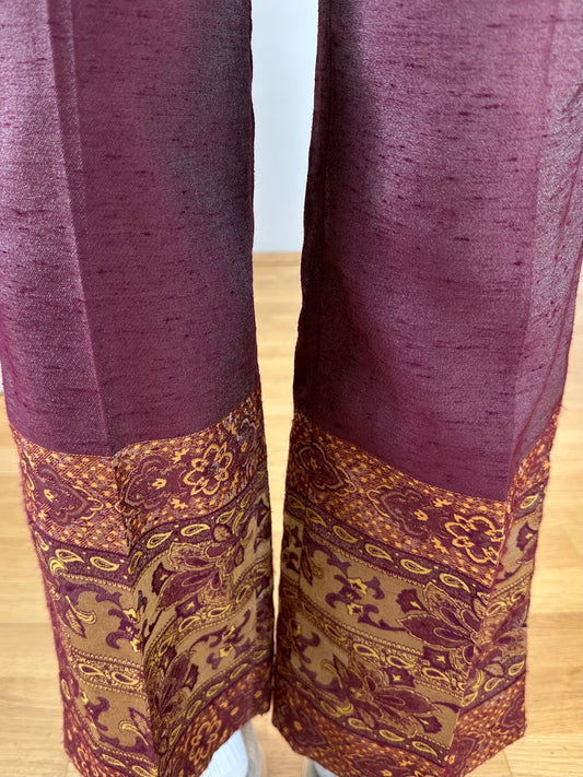 Vintage Burgundy Trousers S