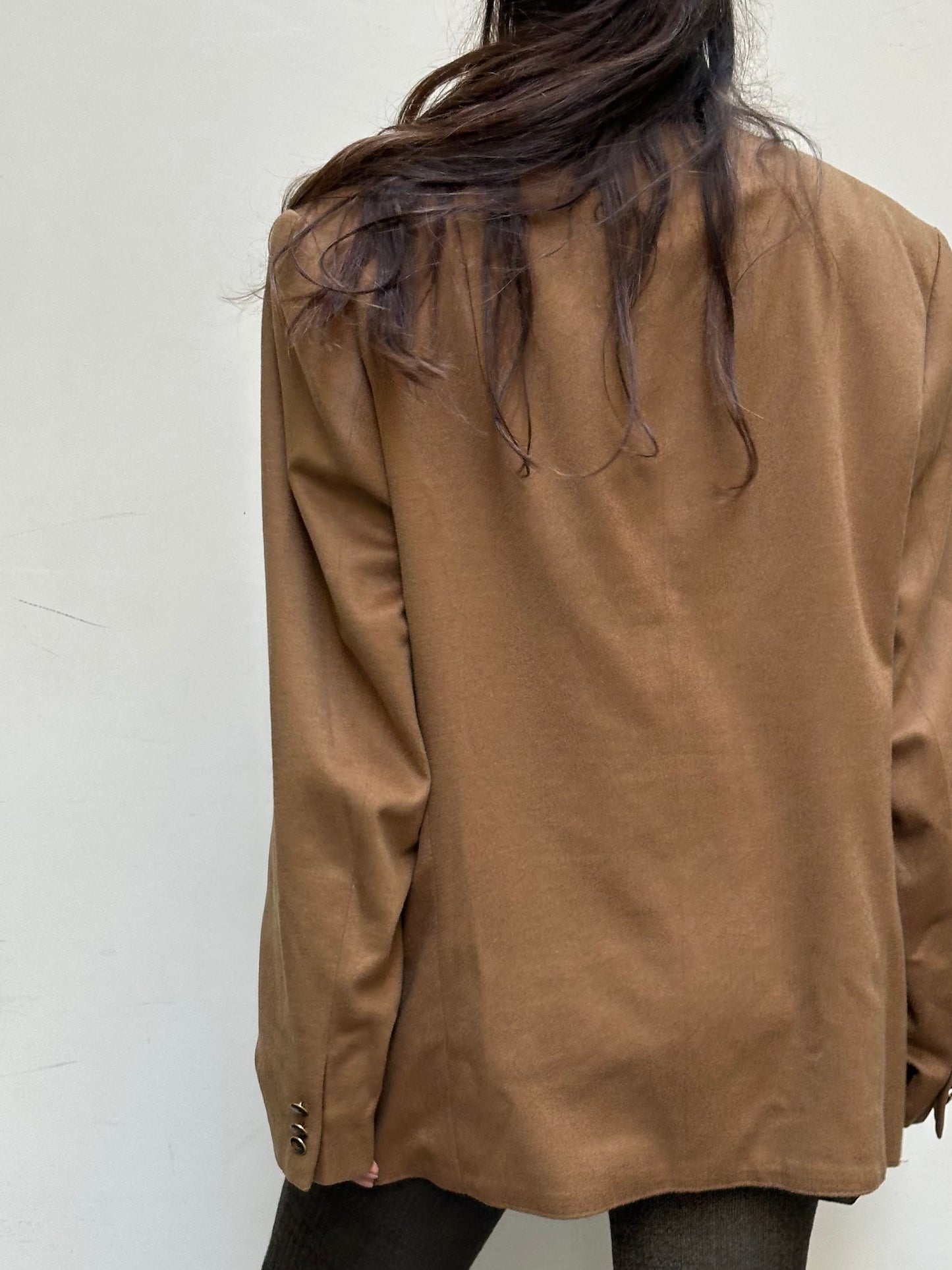 Vintage Burberry 100% Cashmere Blazer XL