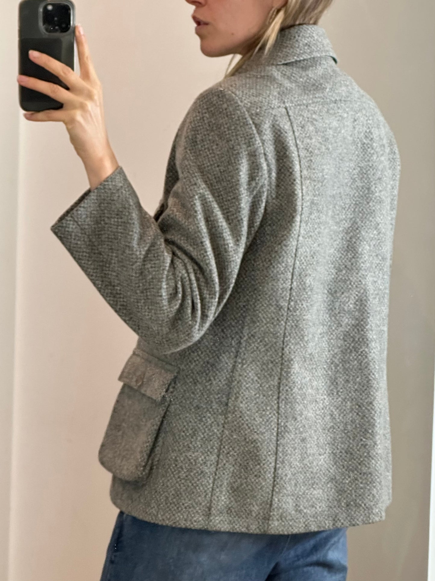Vintage Wool Gray Jacket M