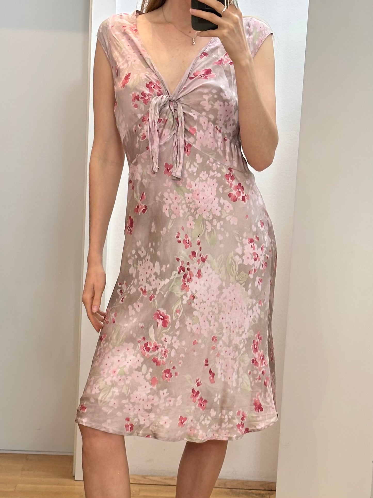 Vintage 100% Silk Dress M