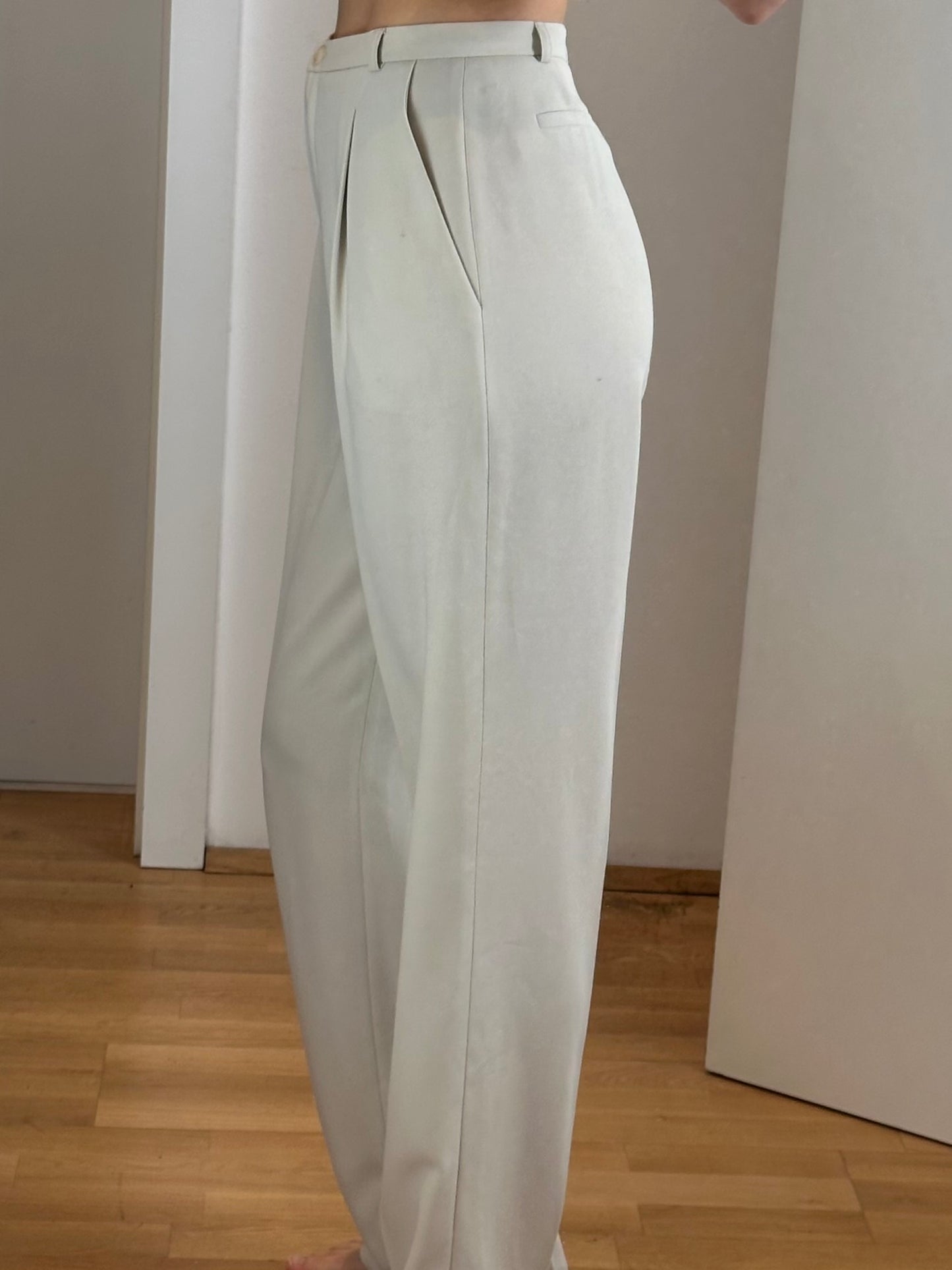 Vintage Cream Trousers S