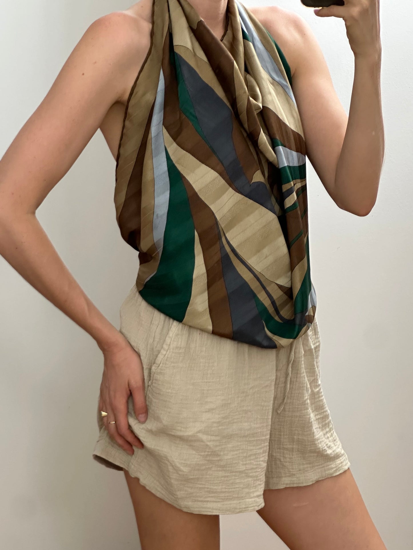 Saint Michel Vintage Silk Scarf