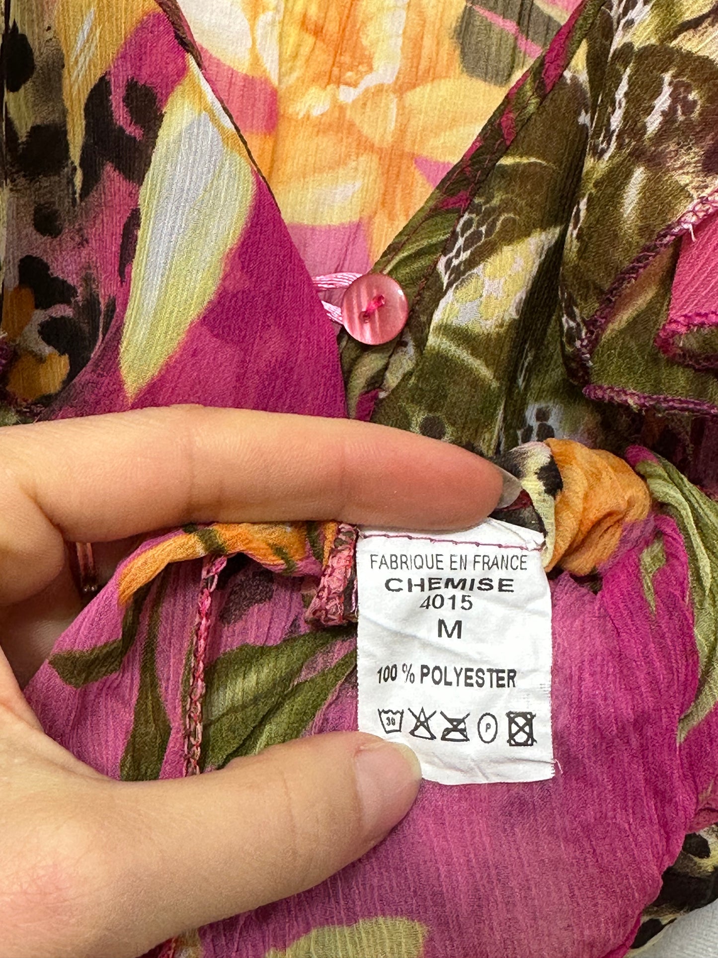 Vintage Floral Blouse S/M