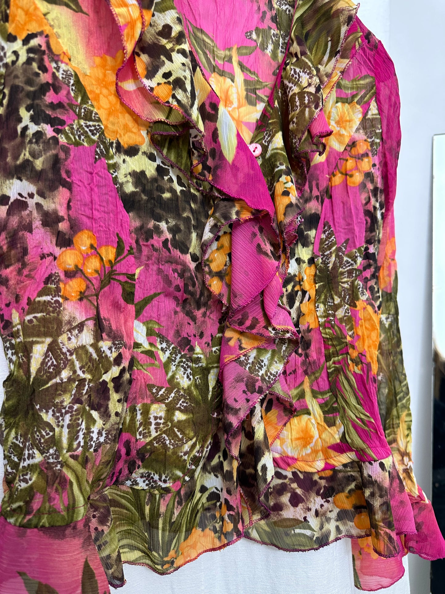 Vintage Floral Blouse S/M