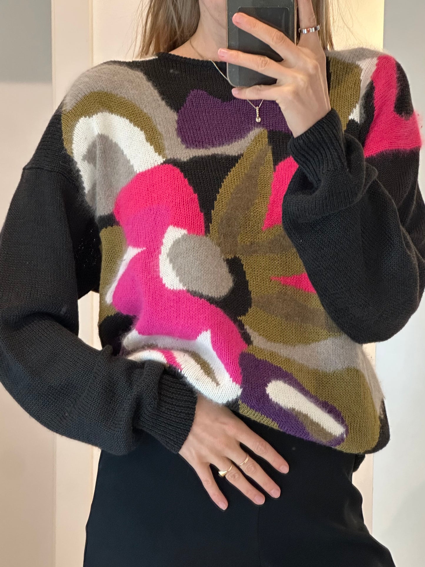 Vintage Angora Ramie Sweater M/L