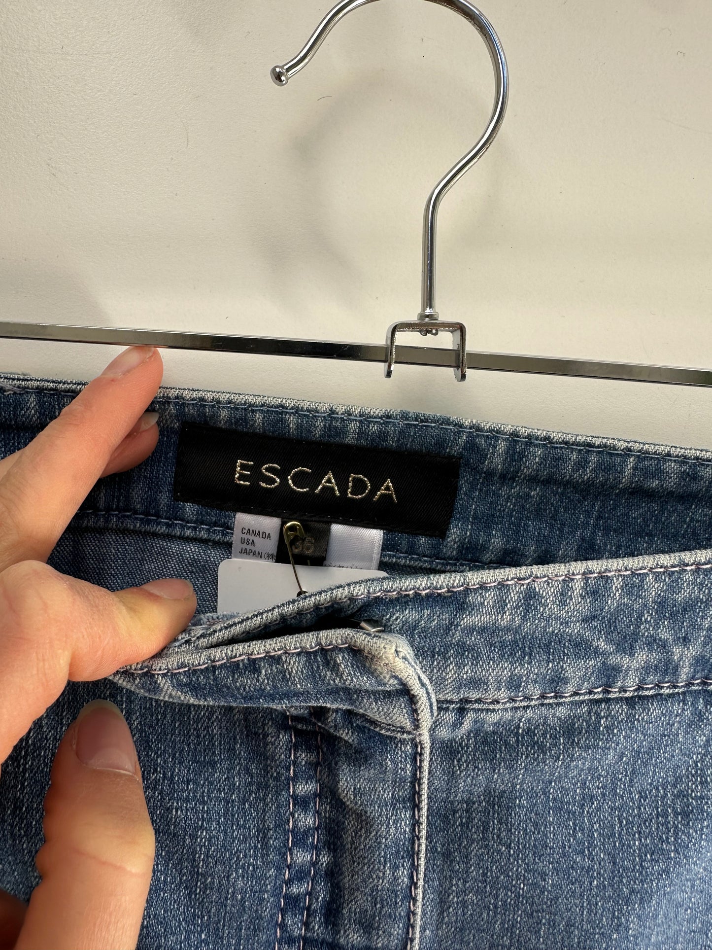ESCADA Denim Skirt S