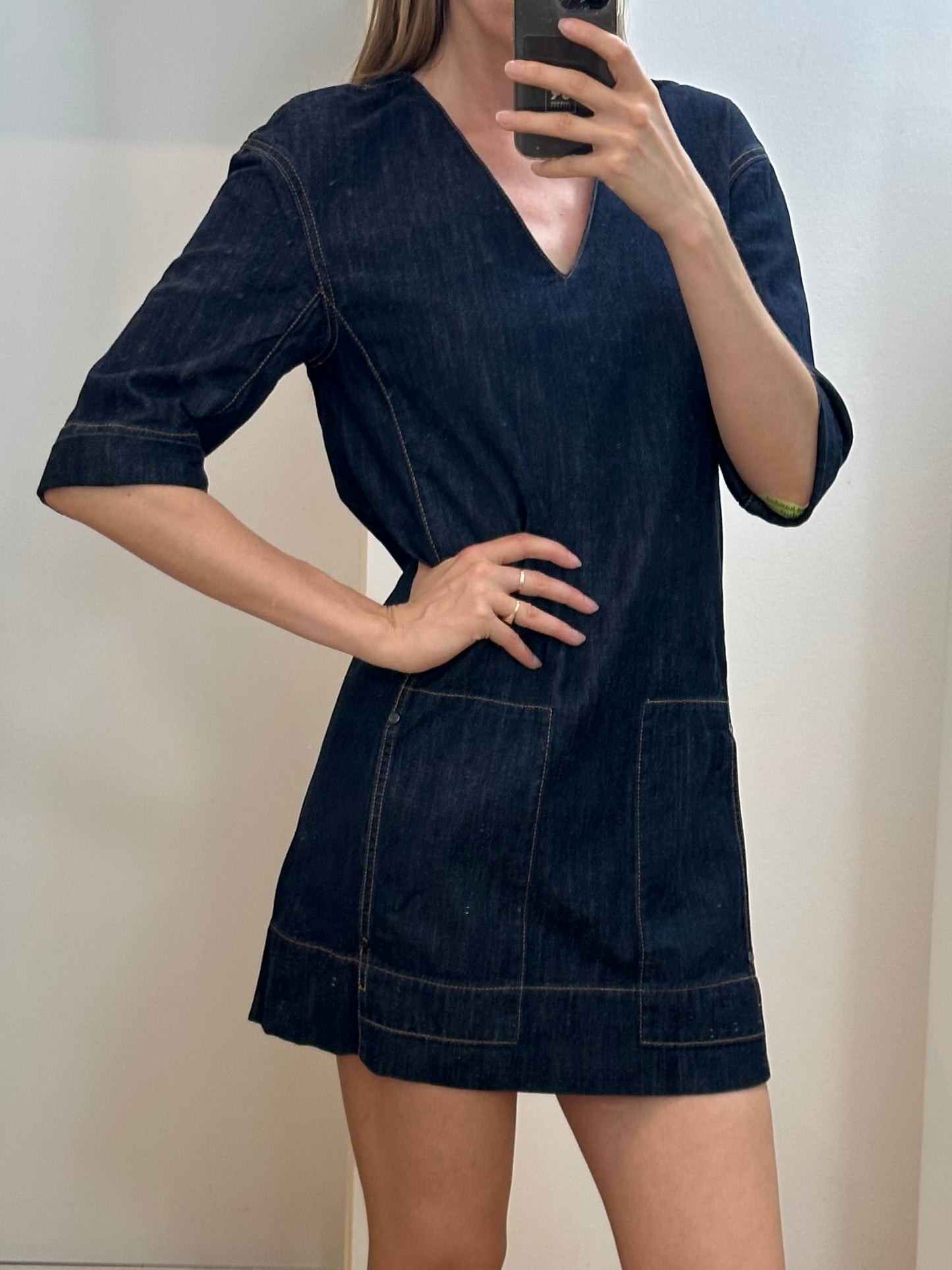 Stefanel Denim Mini Dress S