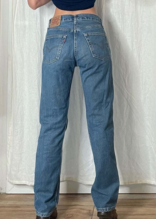 Vintage Levi's 501 Mid Waist Straight Leg Jeans M EU 38