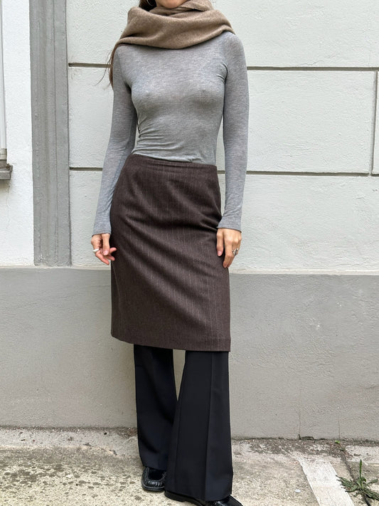 Wool Cashmere Oatmeal Scarf