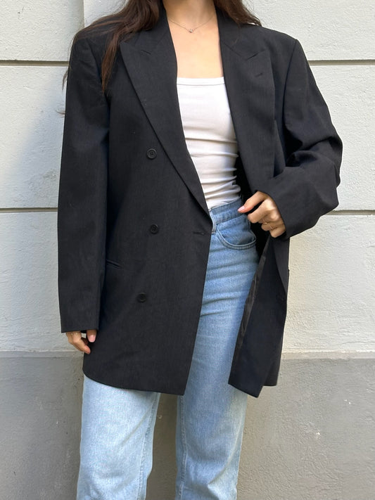 Vintage Wool Dark Gray JOOP! Blazer XL