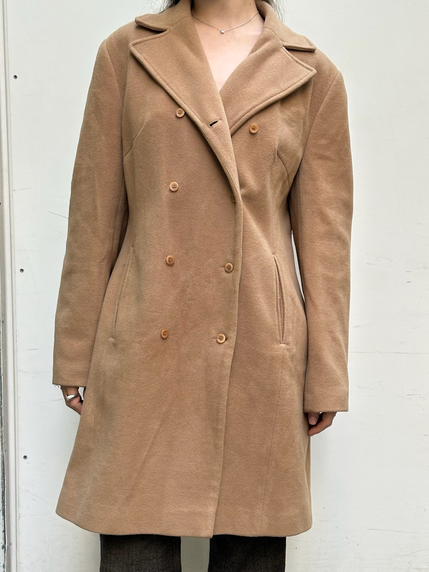 Vintage Wool Brown/Tan Coat M/L