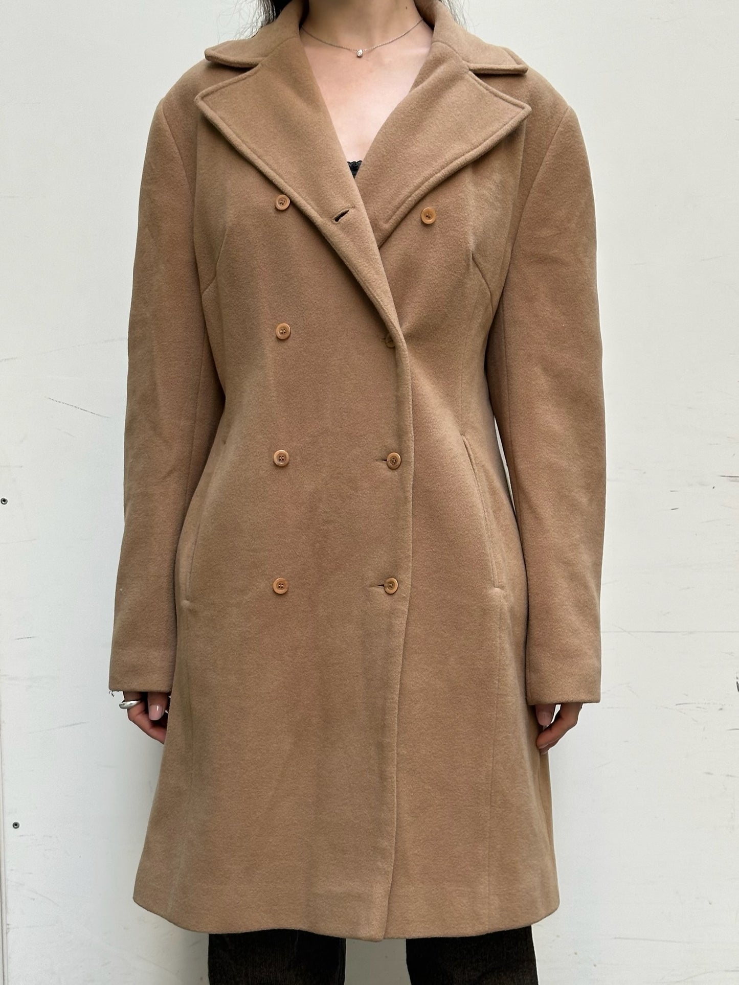 Vintage Wool Brown/Tan Coat M/L