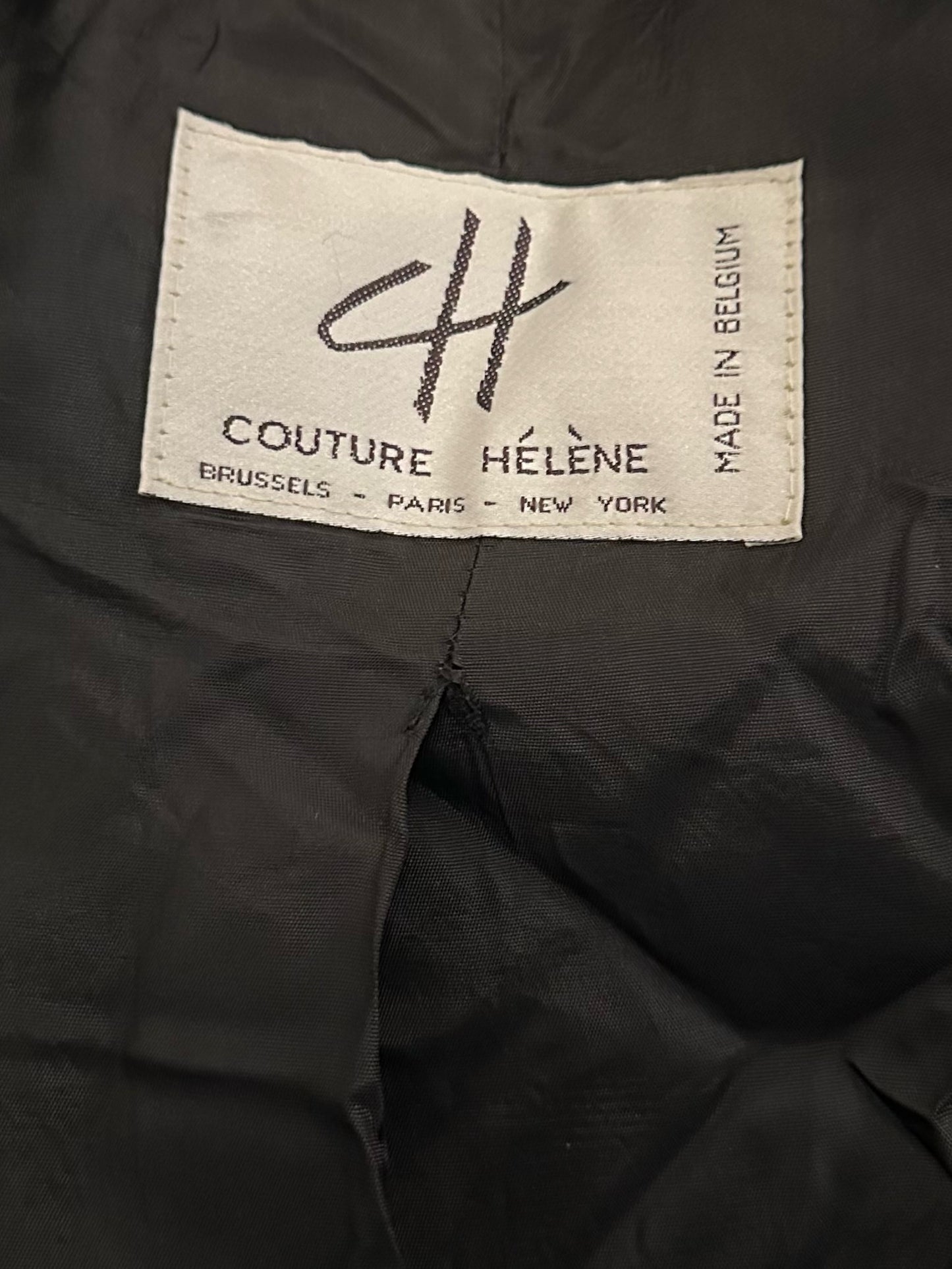 Vintage Dark Navy Blue Faux Fur Teddy Coat M/L