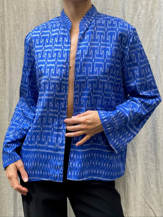 Thai Blue & White Light Jacket M