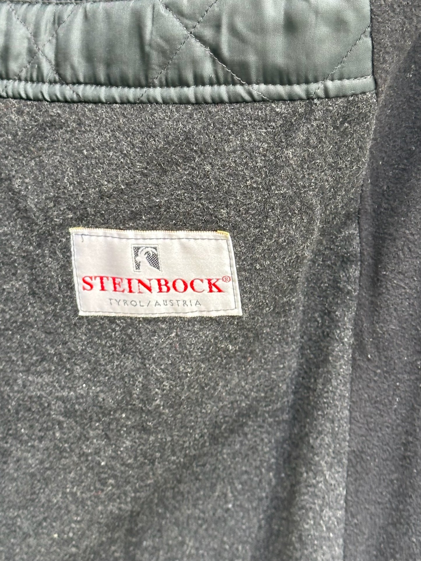 Vintage Cashmere/Wool Blazer Dark Gray Coat L