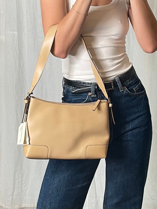 Vintage Tan Shoulder Bag S/M