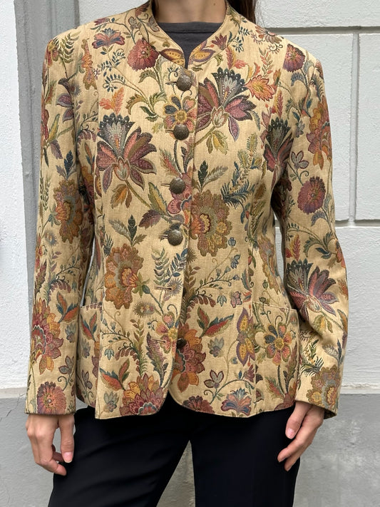 Schneider's Salzburg Woven Printed Floral Jacket M